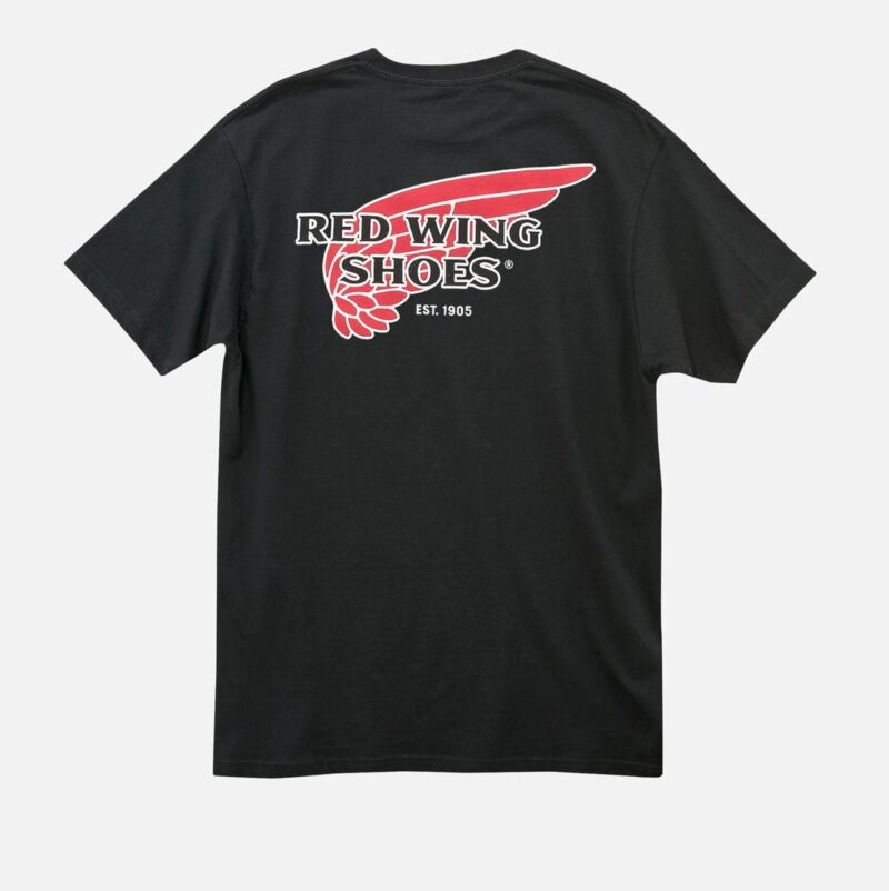 Футболка RED WING CLASSIC LOGO T-SHIRT Unisex T-Shirt in Black Cotton Футболка RED WING CLASSIC LOGO T-SHIRT Unisex T-Shirt in Black Cotton
